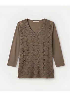 Simply Irresistible Boho Crochet Lace Tunic - Plus Size 2X